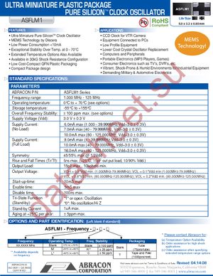 ASFLM1-24.576MHZ-C datasheet  